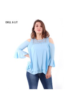 Chemise Col Tunisien Femme Instinct Rose Saumon Dressing
