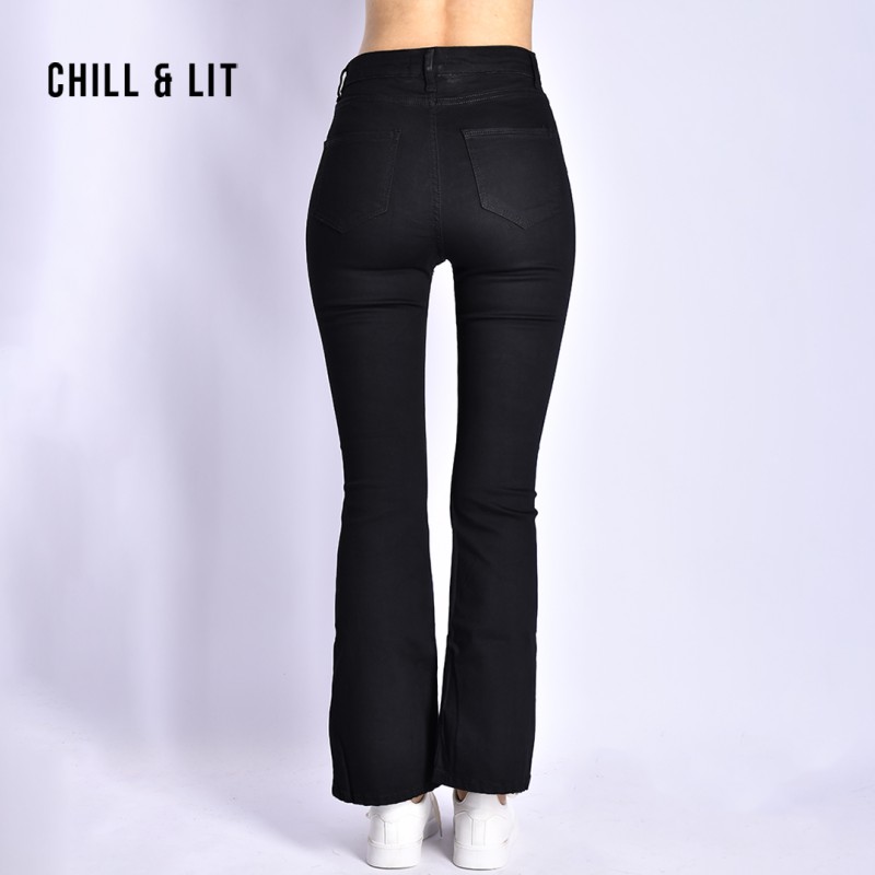 Pantalon Patte D'éléphant Femme - Taille Basse, Léger Et élastique - Idéal été Décontracté