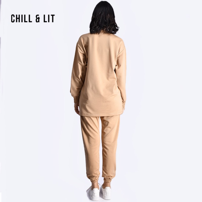 Ensemble de jogging femme confortable avec veste ample